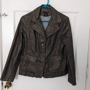 Elegant Metallic Blazer